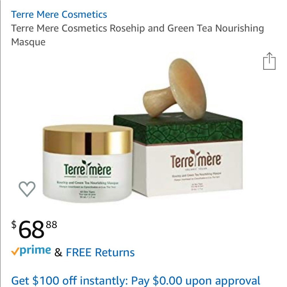 Terre Mere cream brand new. Never used.